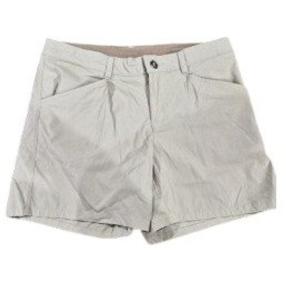 Patagonia Womens Size 6 Tan Khaki Hiking Shorts Outdoor Utility Stretch Gorpcore